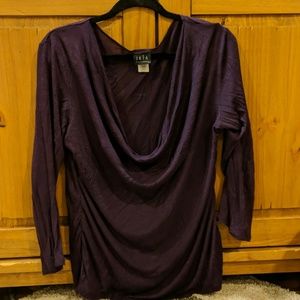 EUC Purple lightweight blouse